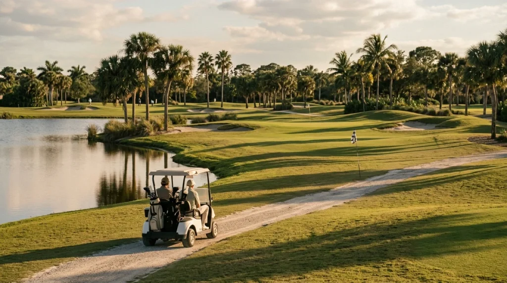 Afternoon round on the resort course at Bonita National, Bonita Springs, FL